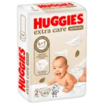 Huggies Extra Care Diapers, Size 2, 64 pcs