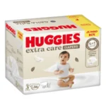 Huggies Extra Care Diapers, Size 3, 96 pcs