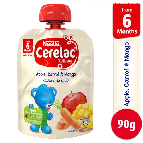 Nestle Banana Apple Oat Liquid Cerelac, 90g Nestle Banana Apple Oat Liquid Cerelac, 90g - الصورة 1
