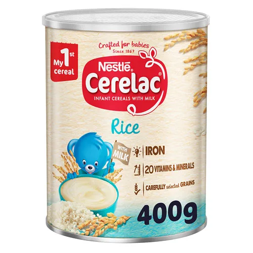 Nestle Cerelac Rice Gluten Free 400g Nestle Cerelac Rice Gluten Free 400g - Image 1