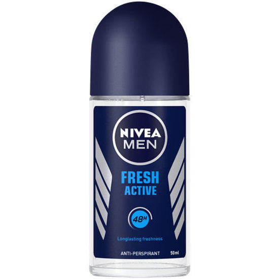 Nivea Antiperspirant Roll-On, Fresh Active for Men, 50 ml Nivea Antiperspirant Roll-On, Fresh Active for Men, 50 ml - Image 1