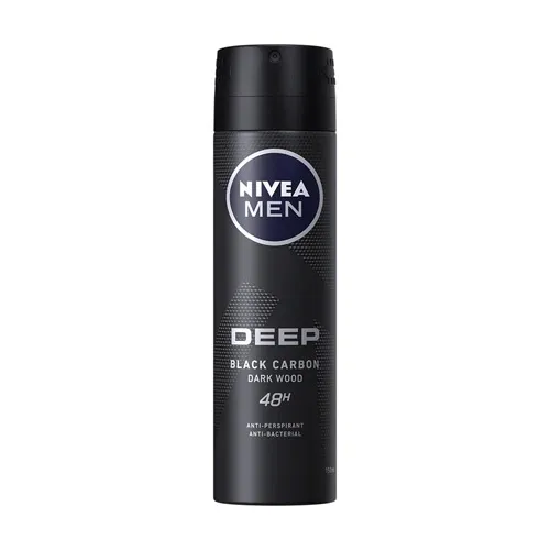 Nivea Antiperspirant Spray Deep for Men, 150 ml 1 Nivea Antiperspirant Spray Deep for Men, 150 ml - الصورة 1