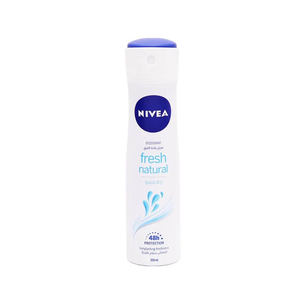 Nivea Antiperspirant Spray, Fresh Natural for Women, 150 ml Nivea Antiperspirant Spray, Fresh Natural for Women, 150 ml - الصورة 1