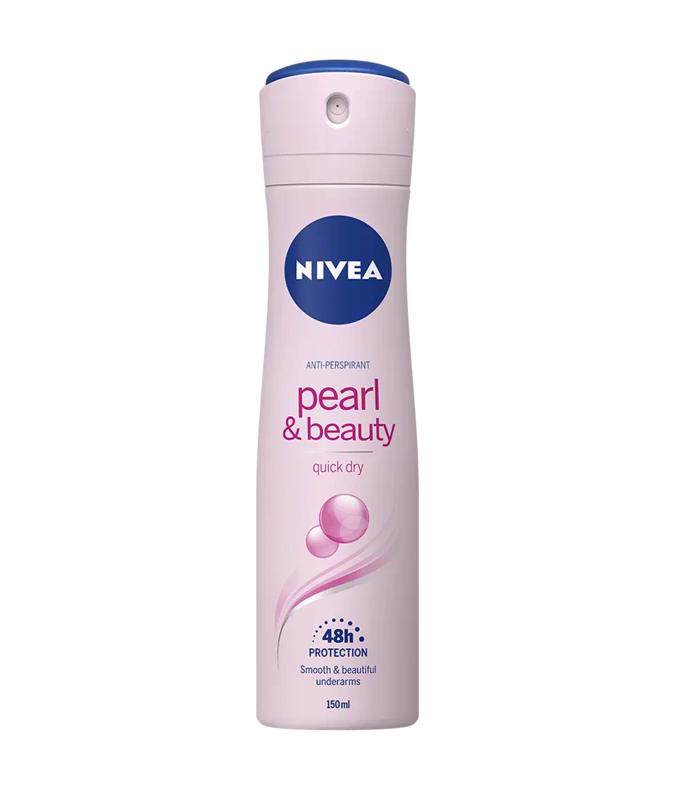 Nivea Antiperspirant Spray, Pearl and Beauty for Women, 150 ml Nivea Antiperspirant Spray, Pearl and Beauty for Women, 150 ml - الصورة 1