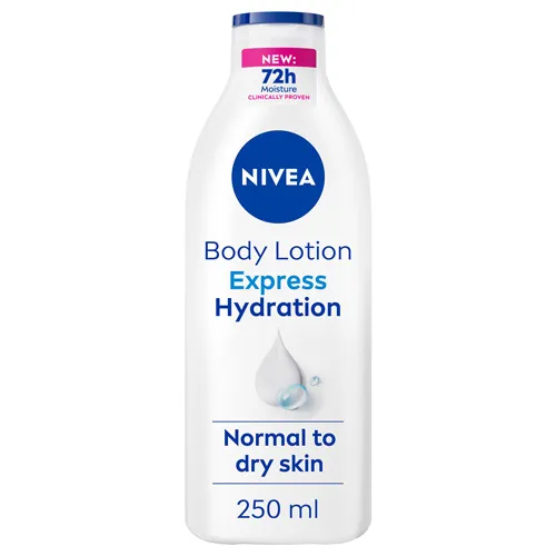 Nivea Body Lotion Express Moisture Normal to Dry Skin, 250 ml Nivea Body Lotion Express Moisture Normal to Dry Skin, 250 ml - Image 1