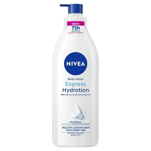 Nivea Body Lotion Express Moisture Normal to Dry Skin, 400 ml 1 Nivea Body Lotion Express Moisture Normal to Dry Skin, 400 ml - Image 1
