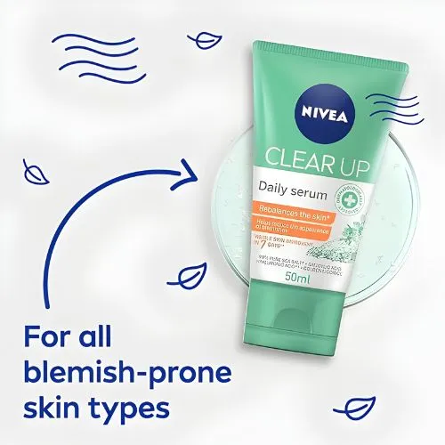 Nivea Clear-Up Anti-Acne Pore Cleanser, 50 ml Nivea Clear-Up Anti-Acne Pore Cleanser, 50 ml - Image 1