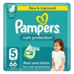 Pampers Baby Diapers Mega Pack Size 5, 66 Pcs Upto 16kg