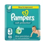 Pampers Baby Diapers Value Pack Size 3 , 46 Pcs Upto 10kg