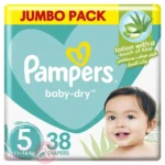 Pampers Baby Diapers Value Pack Size 5 , 38 Pcs Upto 16kg