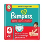 Pampers Rash Protection Diaper Pants With Aloe Vera Cream, Size 4, 68 pcs