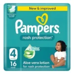 Pampers Rash Protection Size 4, 16 pcs Upto 14kg