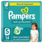 Pampers Rash Protection Size 5, 14 pcs Upto 16kg