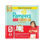 Pampers Ultimate Comfort Diaper Pants with Aloe Vera Cream, Size 5, 42 pcs