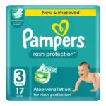 Pampers diapers, diaper rash protection with aloe vera cream, size 3, 100 pcs