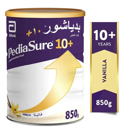 PediaSure+10 Complete Vanilla Food Supplement, 850g PediaSure+10 Complete Vanilla Food Supplement, 850g - الصورة 1