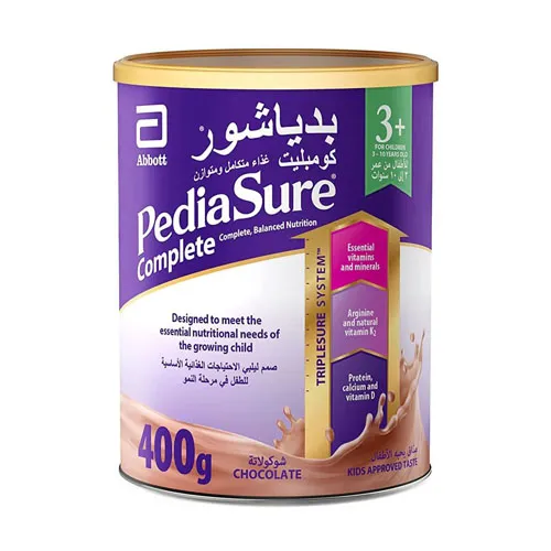 PediaSure+3 Complete Chocolate Food Supplement, 400g 1 PediaSure+3 Complete Chocolate Food Supplement, 400g - الصورة 1