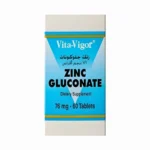 Vita-Vigor Zinc Gluconate 75 mg, 60 Tablets