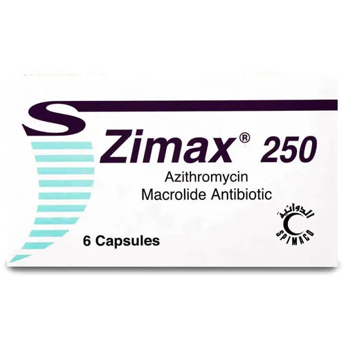 Zimax 250 mg, 6 Capsules 1 Zimax 250 mg, 6 Capsules - Image 1