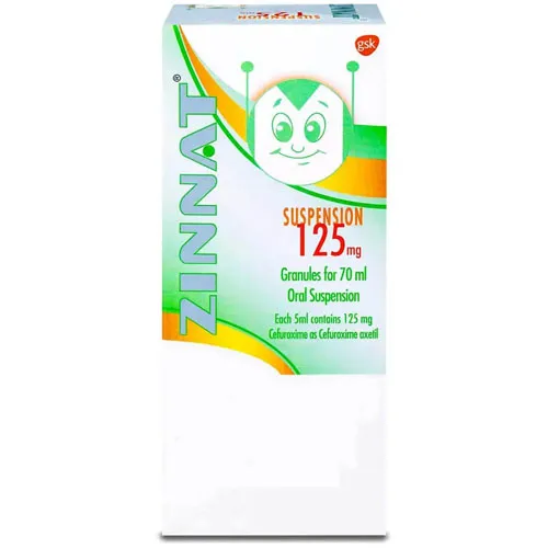 Zinnat 125 mg Suspension, 70 ml 1 Zinnat 125 mg Suspension, 70 ml - Image 1
