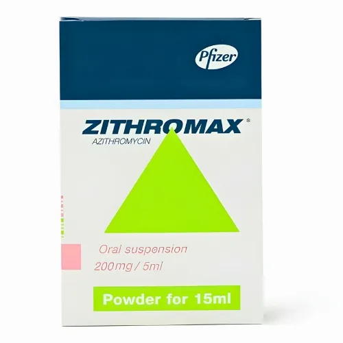 Zithromax 200 mg, Suspension, 15 ml 1 Zithromax 200 mg, Suspension, 15 ml - الصورة 1
