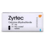 Zyrtec 10 mg, 10 Tablets