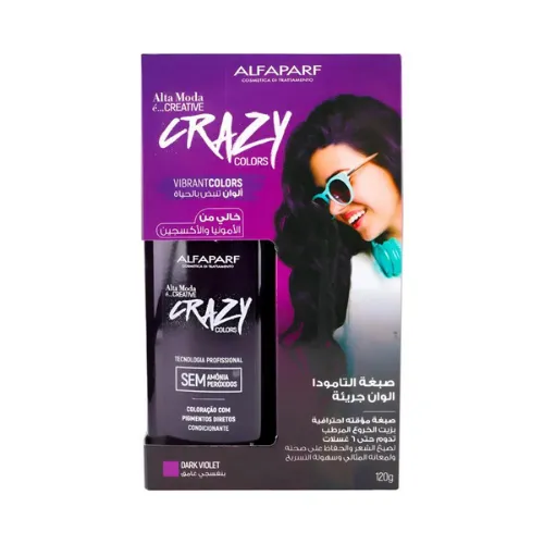 Alfaparf Alta Moda Ammonia-Free Hair Color - Dark Violet, 120g Alfaparf Alta Moda Ammonia-Free Hair Color - Dark Violet, 120g - Image 1