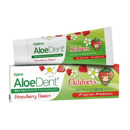 AloeDent Children_s Strawberry Toothpaste, 50ml AloeDent Children's Strawberry Toothpaste, 50ml - Image 1