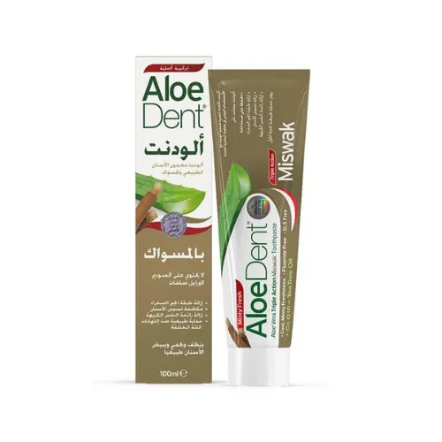 AloeDent Toothpaste with Miswak Extract, 100ml AloeDent Toothpaste with Miswak Extract, 100ml - Image 1