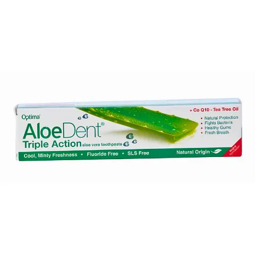 AloeDent Triple Action Toothpaste with Aloe Vera, 100ml AloeDent Triple Action Toothpaste with Aloe Vera, 100ml - الصورة 1