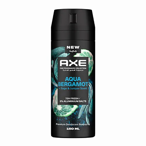 Axe Deodorant Body Spray, Aqua Bergamot for Men, 150ml Axe Deodorant Body Spray, Aqua Bergamot for Men, 150ml - Image 1