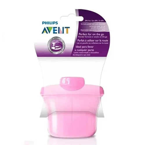 Baby Milk Powder Dispenser and Container in Pink by Philips Avent Baby Milk Powder Dispenser and Container in Pink by Philips Avent - Image 1