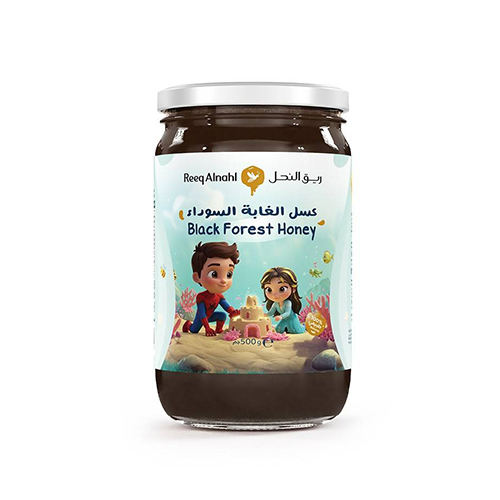 Black Forest Honey for kids from Reeq Alnahl ,500g Black Forest Honey for kids from Reeq Alnahl ,500g - Image 1