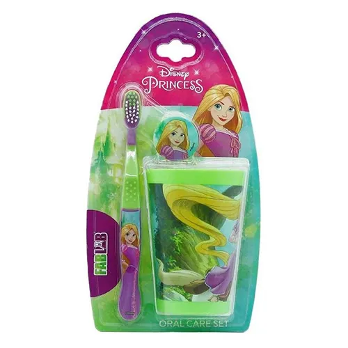 Disney FabLab Kids Soft Toothbrush with Cup,Rapunzel Disney FabLab Kids Soft Toothbrush with Cup,Rapunzel - Image 1