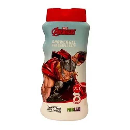FabLab Avengers Shower Gel & Bubble Bath For Kids 475ml FabLab Avengers Shower Gel & Bubble Bath For Kids 475ml - Image 1