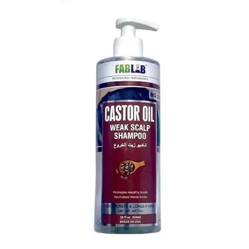 FabLab Castor Oil Weak Scalp Shampoo 450ml FabLab Castor Oil Weak Scalp Shampoo 450ml - Image 1