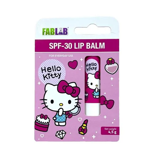 FabLab SPF 30 Lip Balm Hello Kitty - 4.5 gm FabLab SPF 30 Lip Balm Hello Kitty - 4.5 gm - Image 1