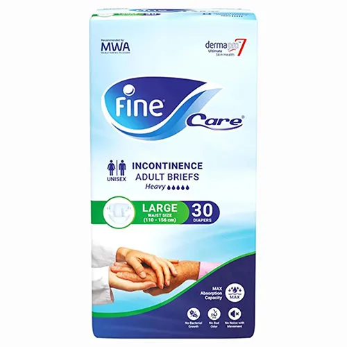 Fine Care Adult Diaper For Heavy Incontinence, Large, 30 pcs Fine Care Adult Diaper For Heavy Incontinence, Large, 30 pcs - الصورة 1