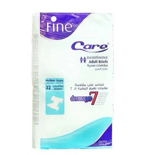Fine Care Adult Diaper For Heavy Incontinence, Medium, 22 pcs Fine Care Adult Diaper For Heavy Incontinence, Medium, 22 pcs - Image 1