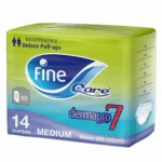 Fine Care Adult Diaper Pants For Normal To Heavy Incontinence, Medium, 14 pcs
