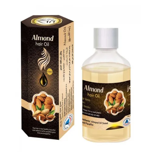 Harir Organic Sweet Almond Oil for Hair, 110ml Harir Organic Sweet Almond Oil for Hair, 110ml - Image 1