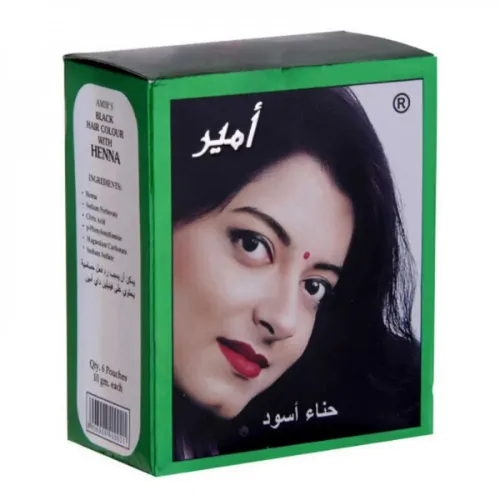 Henna Hair Color Black - Amir_s, 10g Henna Hair Color Black - Amir's, 10g - الصورة 1