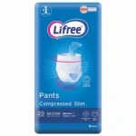 Lifree Adult Diaper Pants For Normal Incontinence, Compressed, Slim Medium, 20 pcs