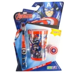 Marvel FabLab Kids Soft Toothbrush with Cup,Avengers