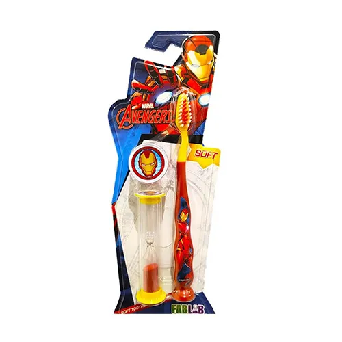 Marvel FabLab Kids Toothbrush,Iron Man With Sand Timer Marvel FabLab Kids Toothbrush,Iron Man With Sand Timer - الصورة 1