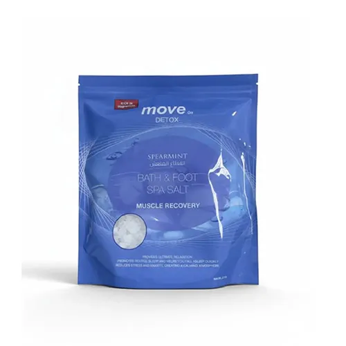 Move On Detox Bath & Foot Spa Salt with Spearmint 1000g Move On Detox Bath & Foot Spa Salt with Spearmint 1000g - Image 1