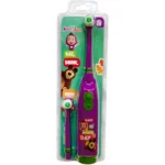 Nickelodeon FabLab Battery Operated Kids Toothbrush,Masha & Bear