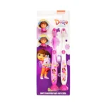 Nickelodeon FabLab Kids Soft 2 Toothbrush with Lid,Dora