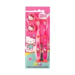 Nickelodeon FabLab Kids Soft 2 Toothbrush with Lid,Hello Kitty