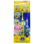Nickelodeon FabLab Kids Soft 2 Toothbrush with Lid,SpongeBob